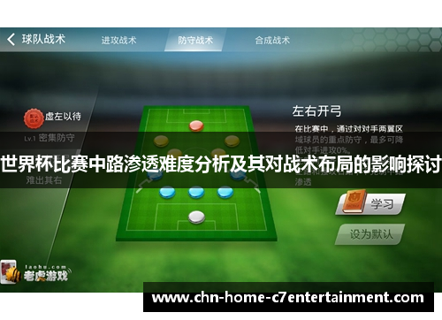 世界杯比赛中路渗透难度分析及其对战术布局的影响探讨